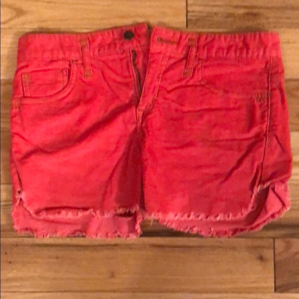 Free people corduroy shorts